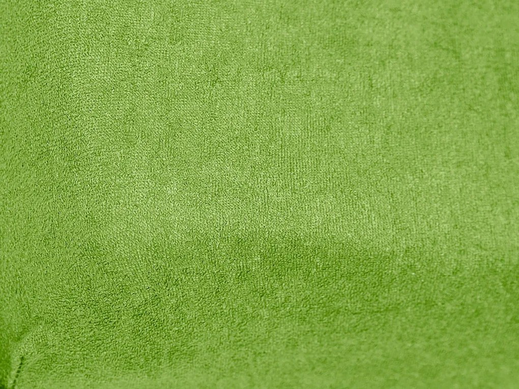 Froté plachta do detskej postieľky zelená 60x120 cm
