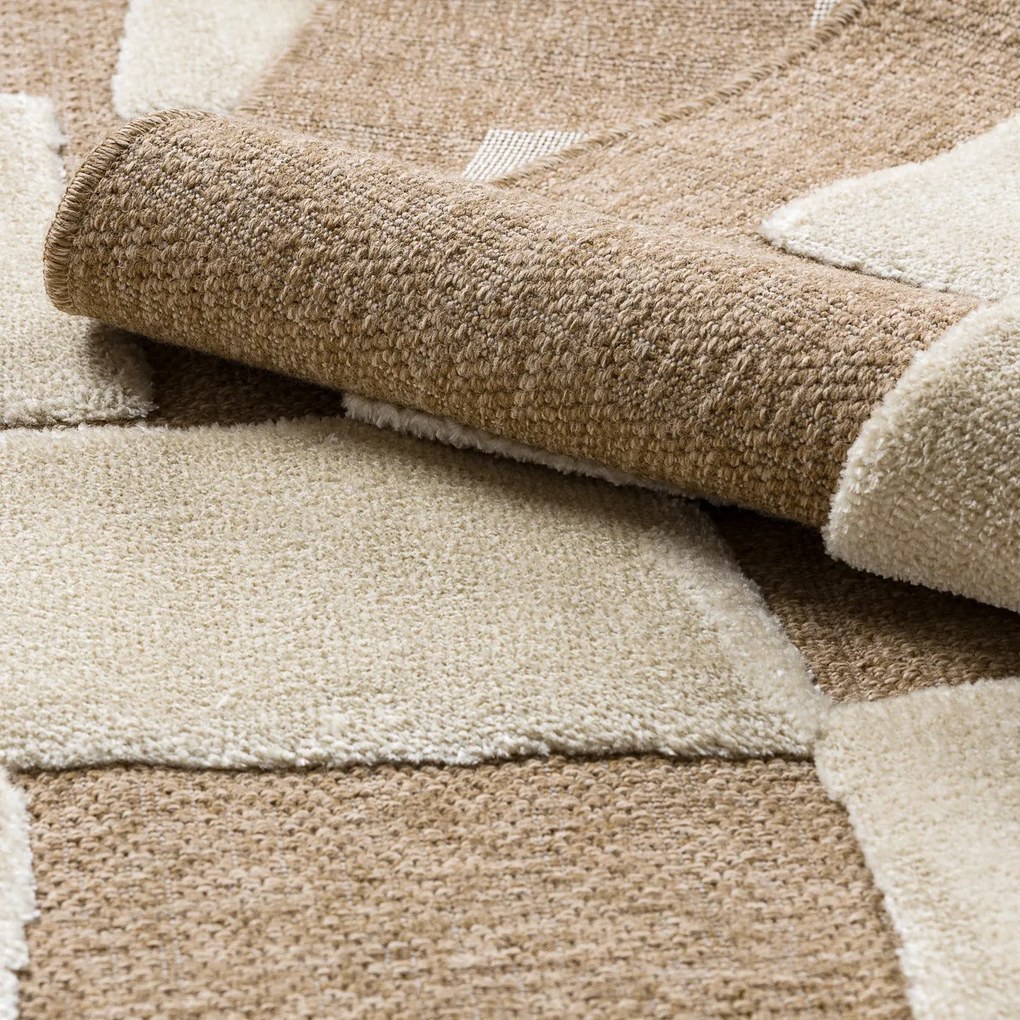 Kusový koberec Spark 0710A beige/cream, 180x270, béžová, chodba / predsieň, Dywany Łuszczów