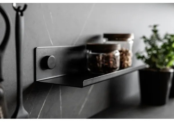 WENKO 71147800 - Polica JET 25x7,5 cm čierna