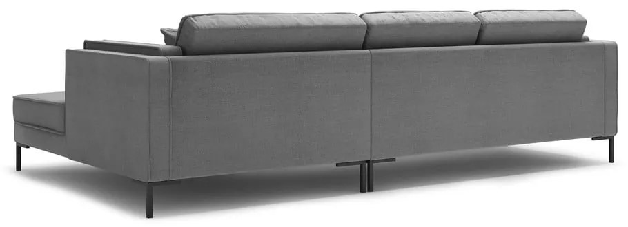 Sivá rohová pohovka Milo Casa Attilio, pravý roh