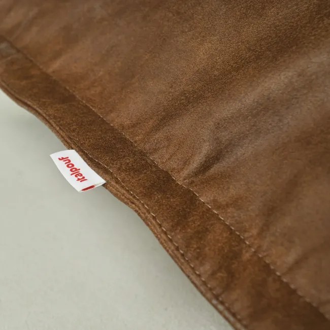 Vankúš na sedenie Premium kožený hnedý