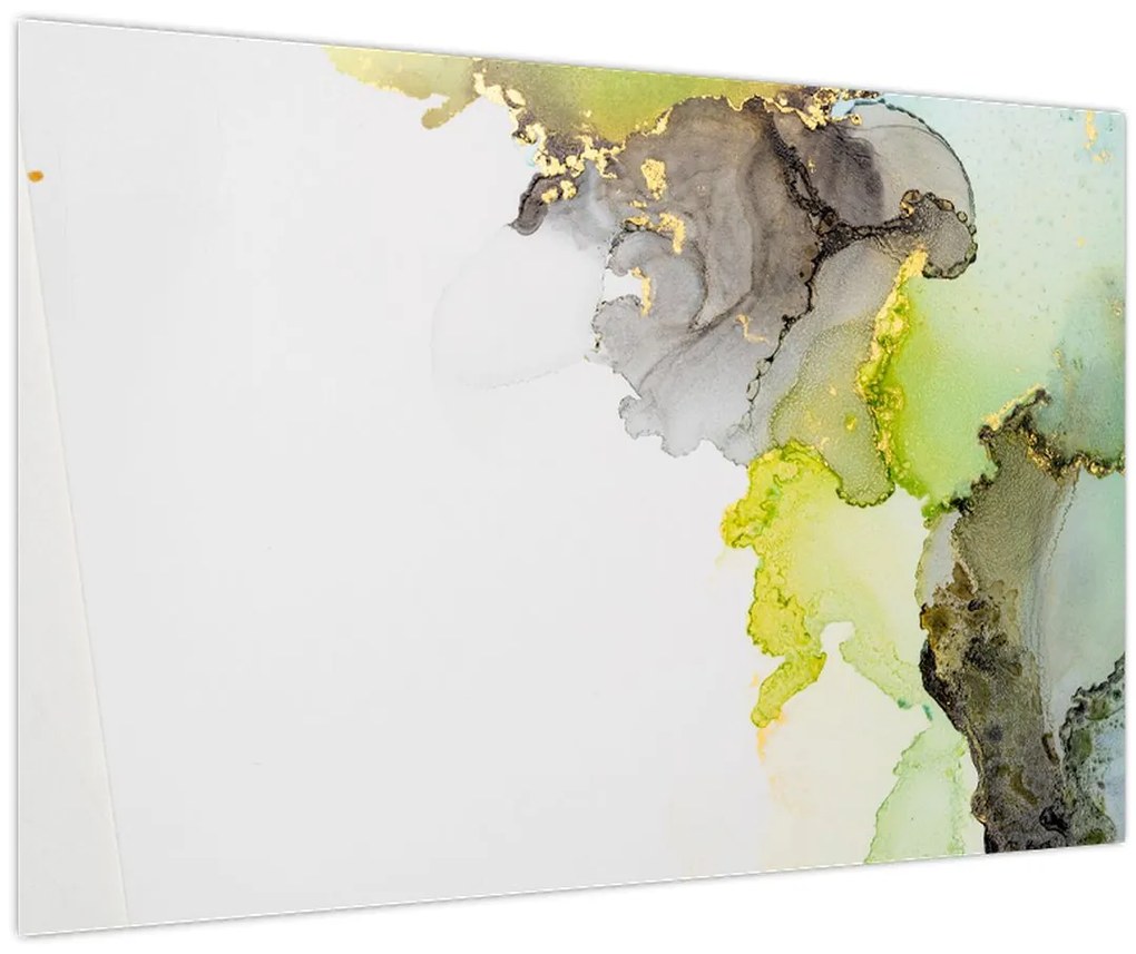 Obraz - Abstraktné umenie atramentom (90x60 cm)