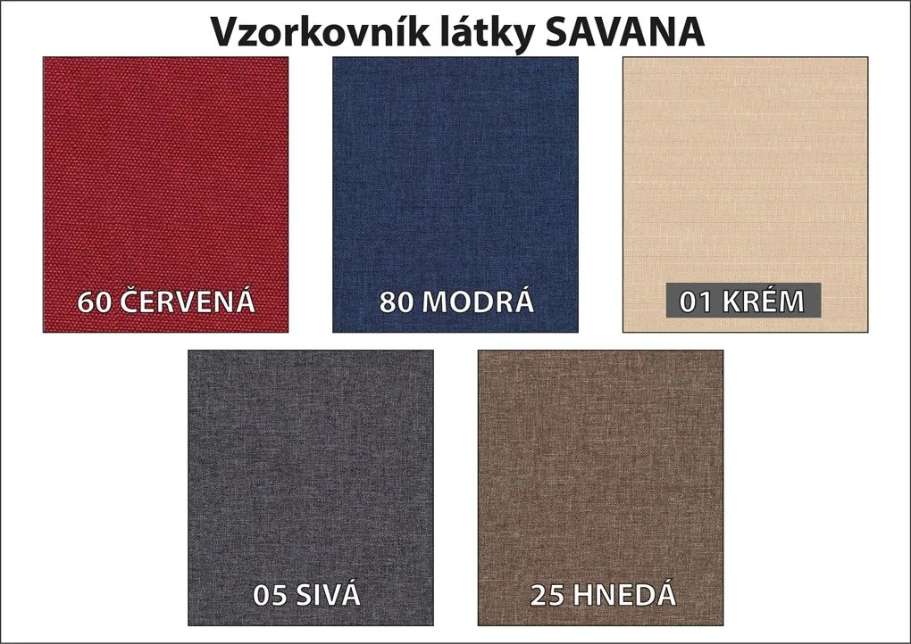 Nabytekmorava MOTOROVÁ VÝKLOPNÁ POSTEĽ s pohovkou VS 21065 MOT - 140x200 cm farba pohovky: Červená, Typ farebného prevedenia: Dub sonoma tmavý / dvere dub sonoma tmavý