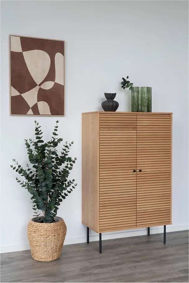 Zelená sklenená váza (výška 26,5 cm) – House Nordic