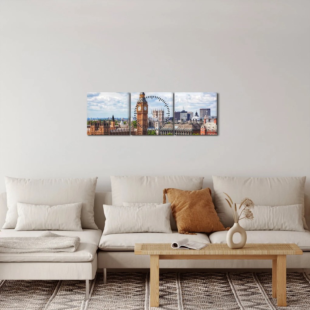 Obraz - Big Ben (s hodinami) (90x30 cm)