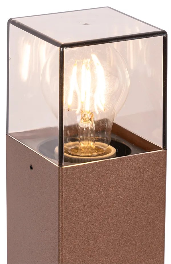 Priemyselná vonkajšia stojaca lampa hrdzavohnedá 70 cm IP44 - Denmark