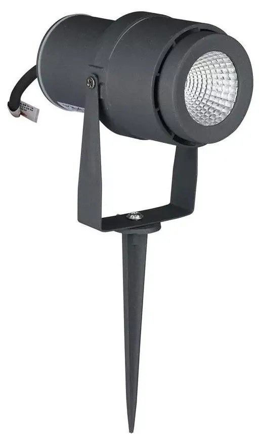 V-Tac LED Vonkajšie svietidlo LED/12W/100-240V IP65 šedá - zelené svetlo 7552