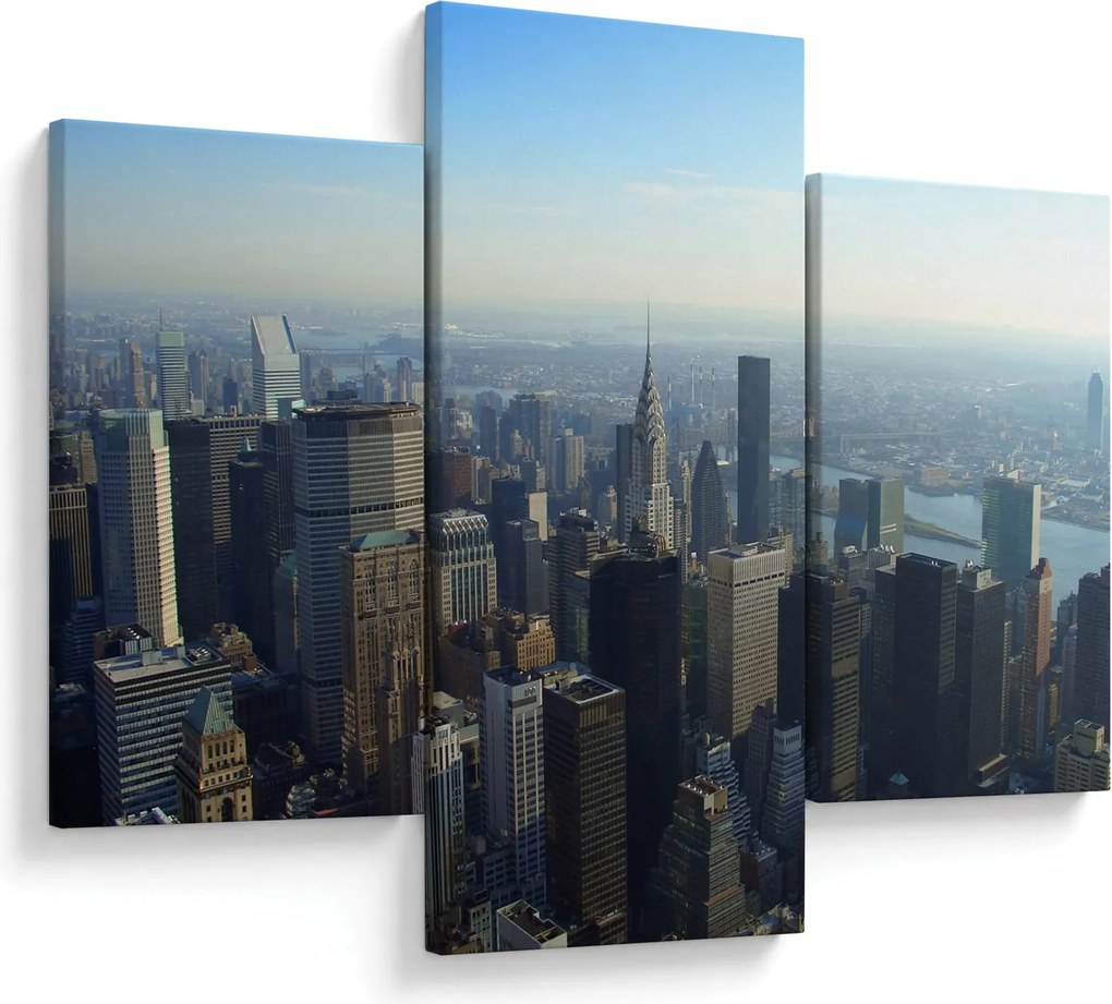 Obraz - Manhatten vo dne (90x60 cm)