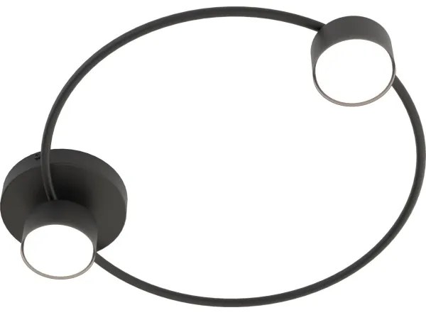 Stropné svietidlo LUCIO 2xGX53/12W/230V čierna