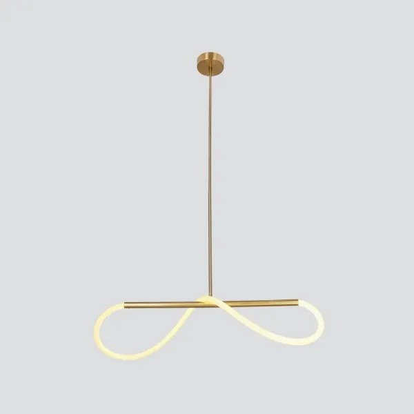 LED luster na lanku SUPREME LED/18W/230V 80 cm zlatý