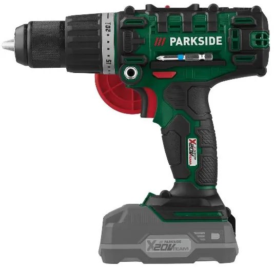 Parkside®  Aku príklepový vŕtací skrutkovač 3 v 1 20 V Psbsa 20-Li C3 + Akumulátor 20 V/2 Ah + Nabíjačka na akumulátor 20 V/2,4 A  (800011711)