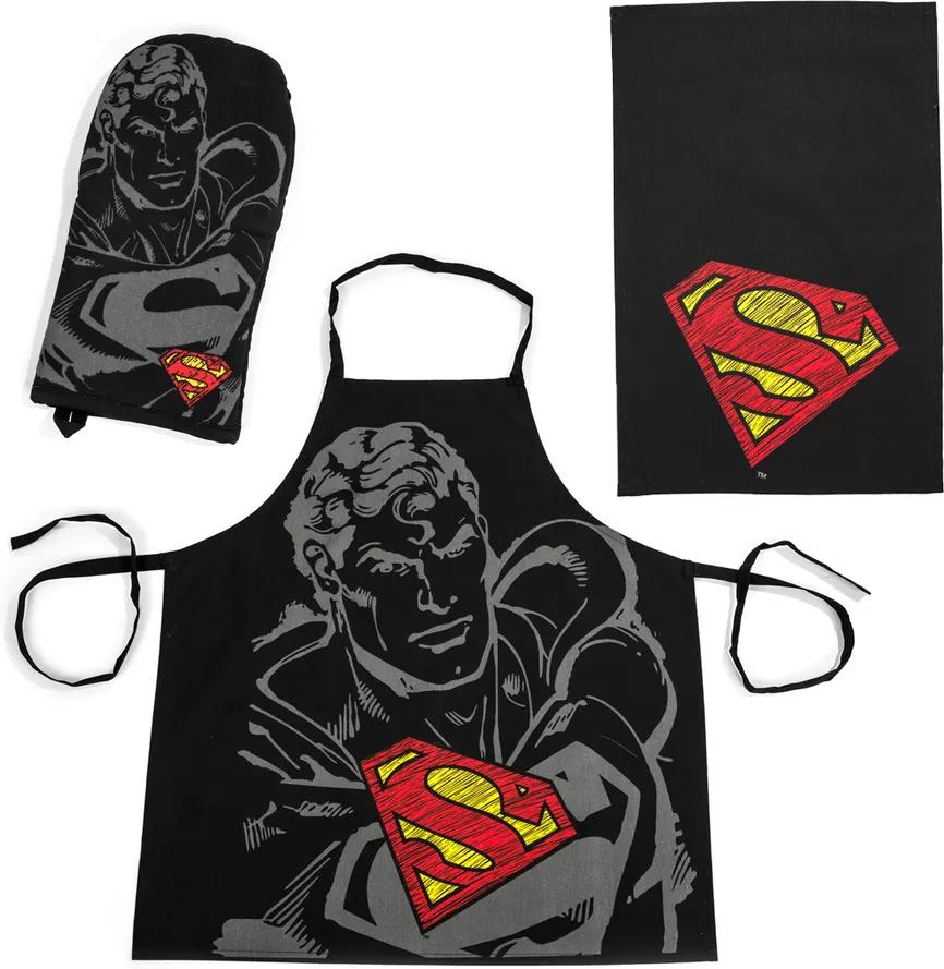 TipTrade kuchynská súprava Superman, 3 kusy