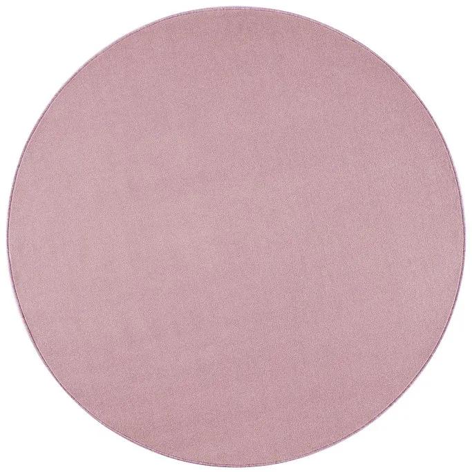 Hanse Home Collection koberce Kusový koberec Nasty 104446 Light-Rose - 133x133 (priemer) kruh cm