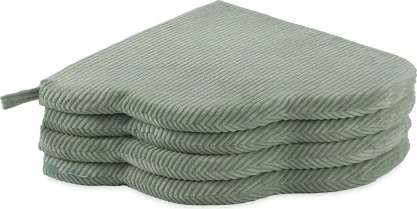 Kvetinová podložka 115x115x5cm, zelená, prémiový menčester