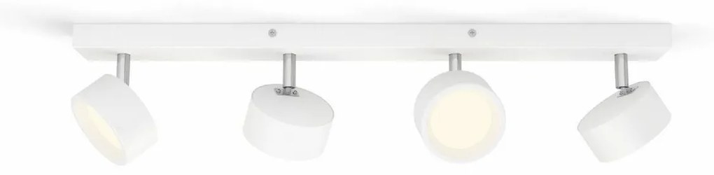 Philips 8720169174801 bodové LED svietidlo Bracia, biela, 4x 5,5 W 4x550lm 2700K IP20