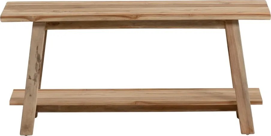 Záhradná lavica z týkového dreva Kave Home Safara