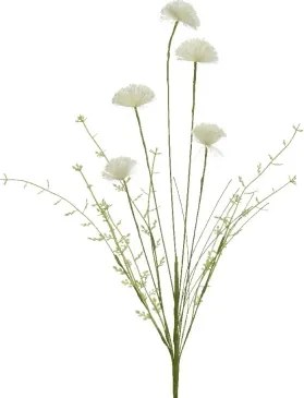 Umelá kvetina Poľné kvety 60 cm, krémová%