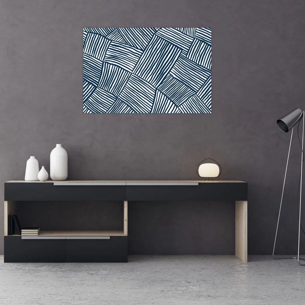 Obraz - 3D línia (90x60 cm)