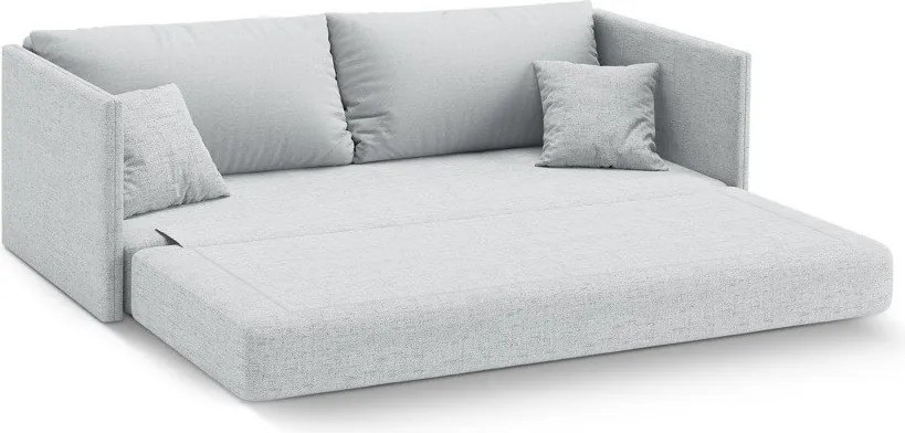 Svetlosivá ženilková rozkladacia pohovka 209 cm Shannon – Cosmopolitan Design