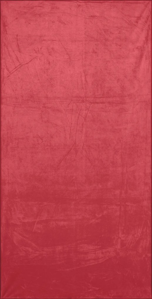RÝCHLOSCHNÚCA PLÁŽOVÁ OSUŠKA Z MIKROVLÁKNA IGA 80X160 CM ČERVENÁ