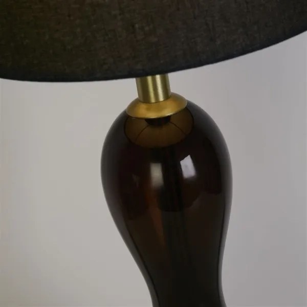 Searchlight EU23186BK - Stolná lampa MARAKESH 1xE27/60W/230V