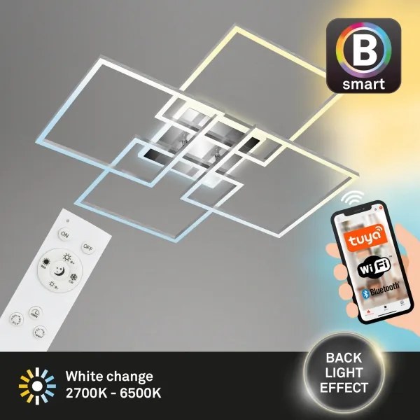Brilo - LED Stmievateľný prisadený luster FRAME LED/50W/230VWi-Fi Tuya + DO