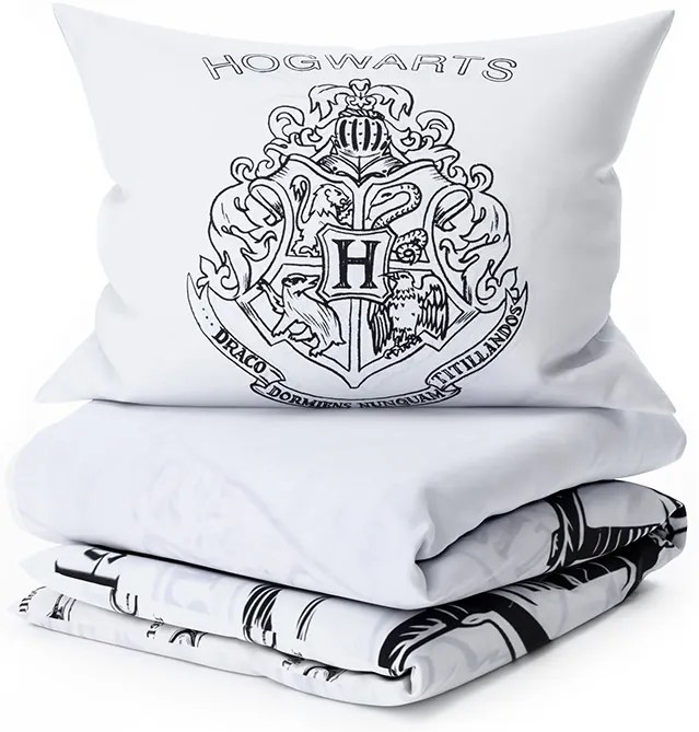 Svietiace obliečky HARRY POTTER VISION biele Rozmer obliečok: 70 x 90 cm | 140 x 200 cm
