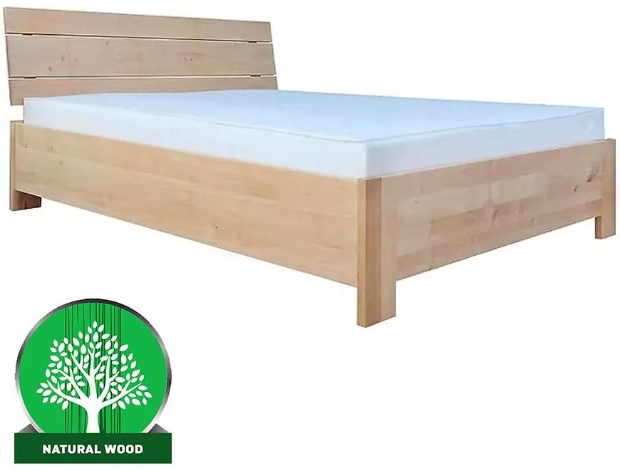 Posteľ drevené  Halden Plus 160x200 prírodná jelša