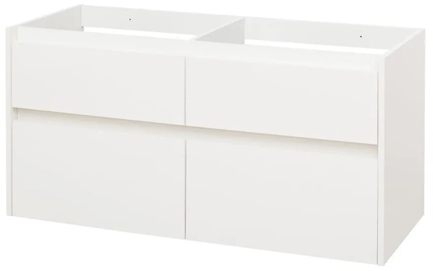 Mereo Mereo, Opto, kúpeľňová skrinka 121 cm, biela, dub, biela/dub, čierna, MER-CN913S