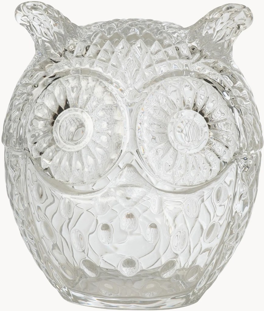 Vianočná dekoračná miska's pokrievkou Owl
