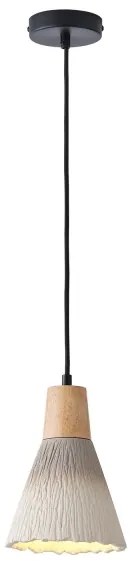 Luster na lanku 1xE27/15W/230V krémová