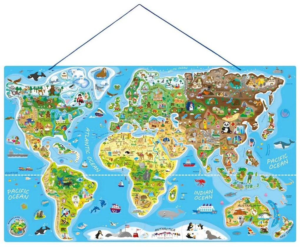 Woody Magnetický svet v obrázkoch 2v1