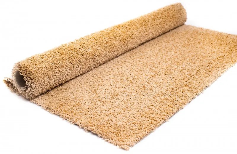 Kusový koberec SHAGGY WIKI - béžový