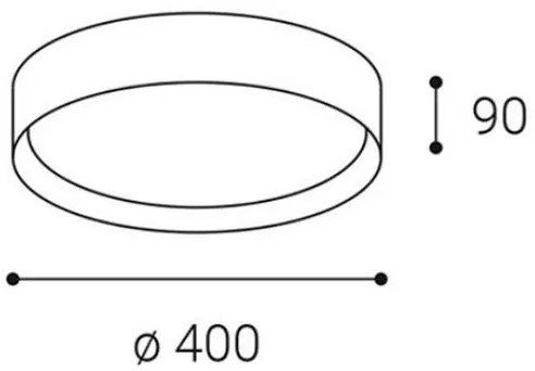LED2 - LED Stropné svietidlo MILA LED/30W/230V 3000/4000K