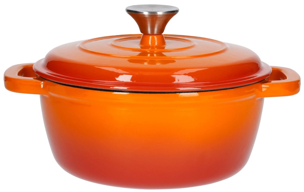 Silvercrest® Liatinový hrniec, 2,8 l (oranžová) (100393108)