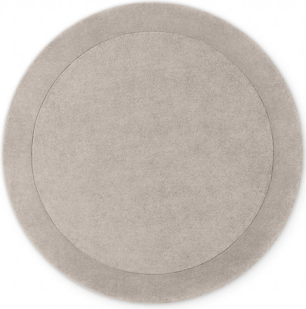 Villeroy & Boch, Kusový koberec Villeroy & Boch Kari 106283 Grey kruh, 150x150 (priemer) kruh, šedá, obývacia izba