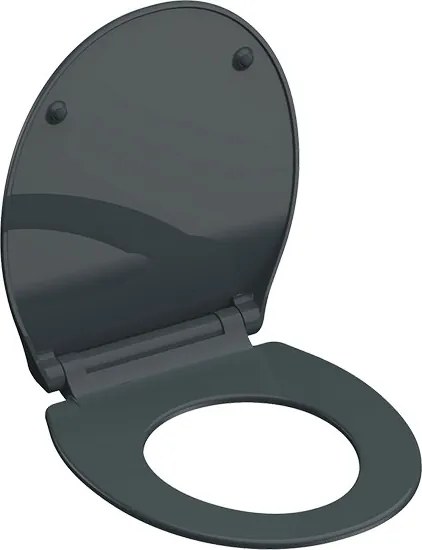 Eisl Sanitär WC sedátko Duroplast Soft Close Slim Antracit 82704
