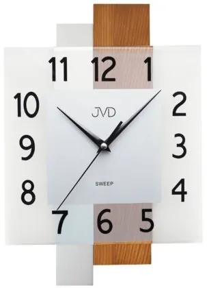 Sklenené nástenné hodiny JVD NS19042.2