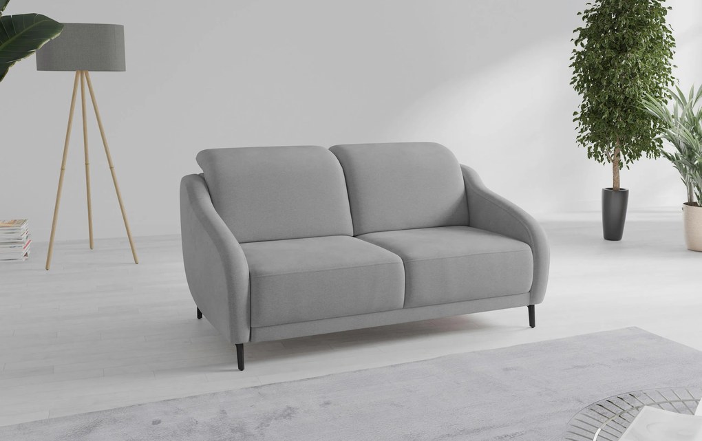 XXXLutz TROJMIESTNA POHOVKA, textil, sivá Sit & More - Sedačky - 000144024174