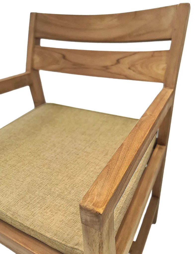 Deokork Záhradné pevné kreslo WINSTON (teak)