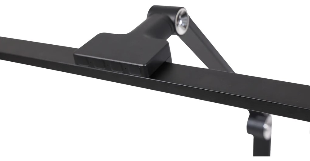Stolná LED lampa CLARIO, svorka, diaľkové ovládanie