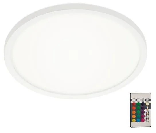 Briloner 7092-416 - LED RGBW Stmievateľné stropné svietidlo SLIM LED/15W/230V + DO