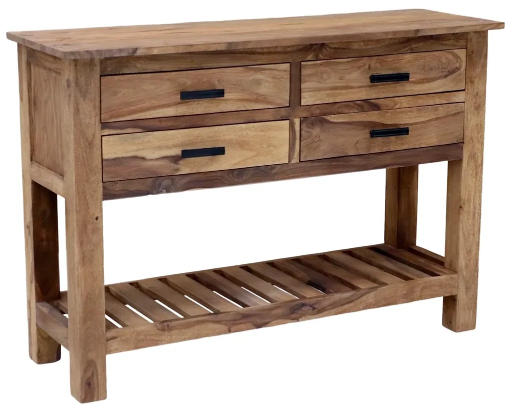 furniture-nabytek.cz - Konzolový stolík drevo palisander 110x35x76
