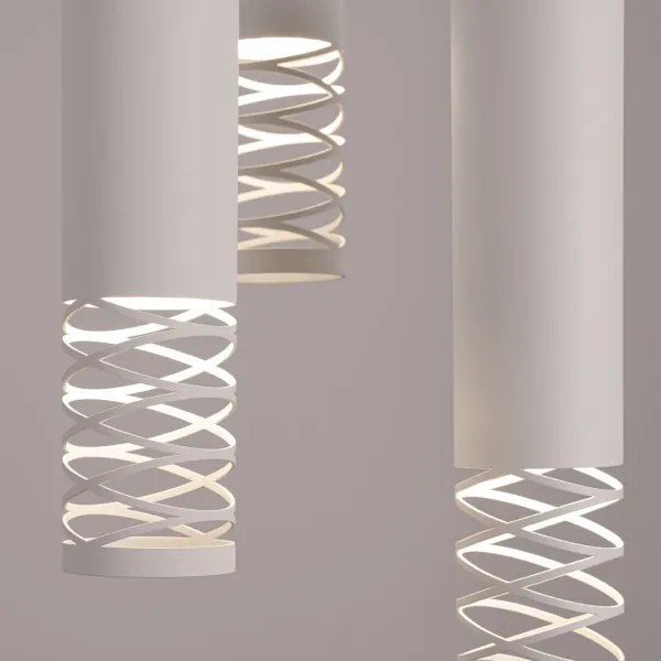 Sollux SL.1689 - Luster na lanku LAMI 3xGU10/10W/230V biela