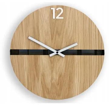 Sammer Kvalitné hodiny RAZMES z dubového dreva 33 cm Ramzes