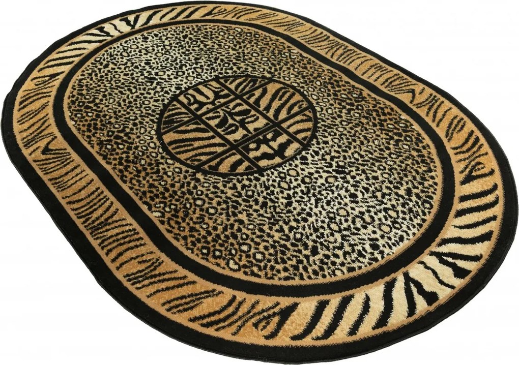 TA Koberec 6600A ČIERNY ATLAS PP OV Rozmer: 200x300 cm