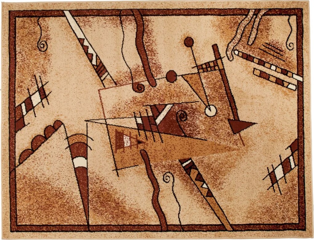 TA Koberec 7025B SVETLO BÉŽOVÝ ATLAS PP Rozmer: 140x200 cm