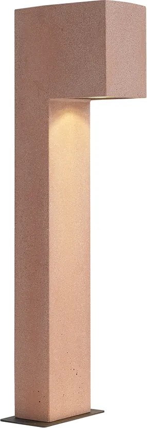 Moderné vonkajšie stĺpikové svietidlo terakota 65 cm IP44 - Pompei