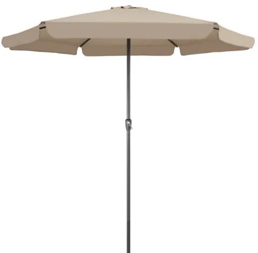 InternetovaZahrada Záhradný slnečník Maui Ø330cm - taupe