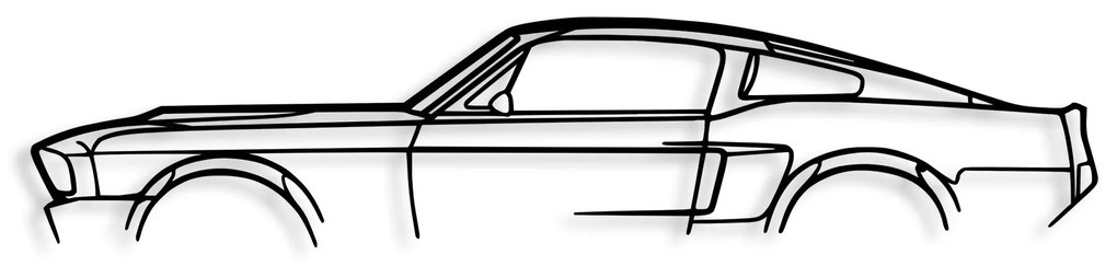 1967 Ford Mustang Shelby GT500 Silhouette